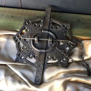 9” Large Ornate Decorative Cabinet Latch